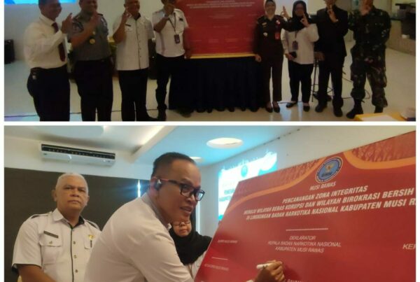 Pencanangan Zona Integritas BNN Kabupaten Musi Rawas