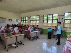 Sosialisasi P4GN Pada Kegiatan HUT SMP N Srimulyo