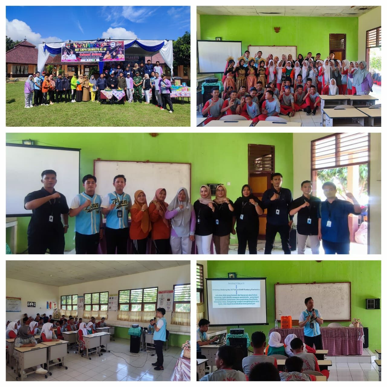 Sosialisasi P4GN Pada Kegiatan HUT SMP N Srimulyo Sosialisasi P4GN Pada Kegiatan HUT SMP N Srimulyo