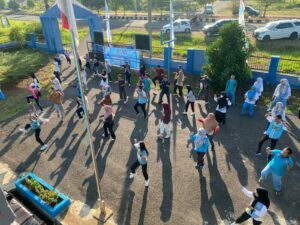Kegiatan Senam Pagi, Cek Kesehatan Gratis dan Donor Darah dalam rangka Pra-HANI di Lingkungan BNN Kabupaten Musi Rawas