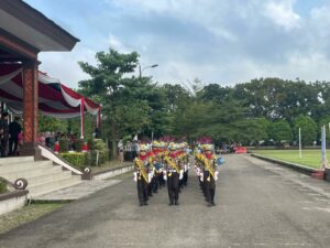 Kepala BNNK Musi Rawas mengikuti Upacara dalam rangka Peringatan HUT Bhayangkara ke-79 Tahun 2025