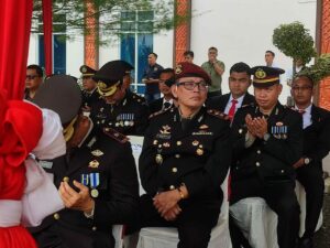 Kepala BNNK Musi Rawas mengikuti Upacara dalam rangka Peringatan HUT Bhayangkara ke-79 Tahun 2025